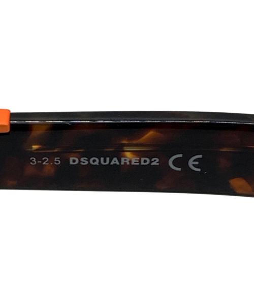 DSQUARED2（ディースクエアード）DSQUARED2 (ディースクエアード) サングラス ブラウン サイズ:54□19の古着・服飾アイテム