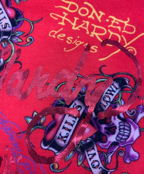 Ed Hardy（エド ハーディー）Ed Hardy (エド ハーディー) CHRISTIAN AUDIGER (クリスチャンオードジェ) スカルストールの古着・服飾アイテム
