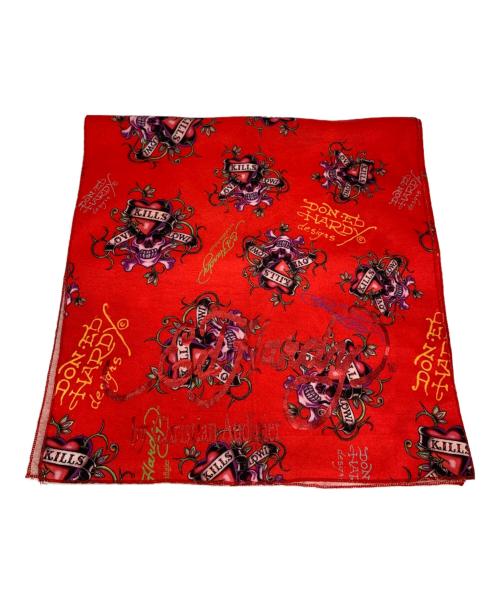 Ed Hardy（エド ハーディー）Ed Hardy (エド ハーディー) CHRISTIAN AUDIGER (クリスチャンオードジェ) スカルストールの古着・服飾アイテム