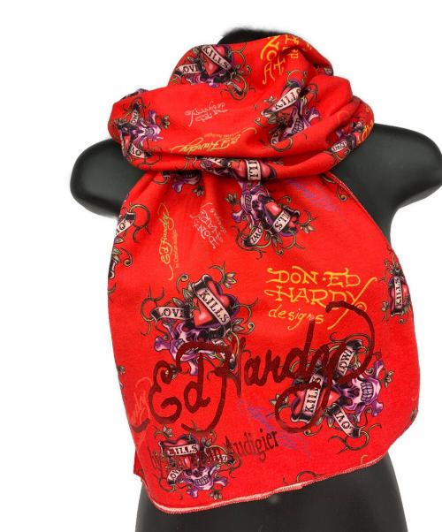 Ed Hardy（エド ハーディー）Ed Hardy (エド ハーディー) CHRISTIAN AUDIGER (クリスチャンオードジェ) スカルストールの古着・服飾アイテム
