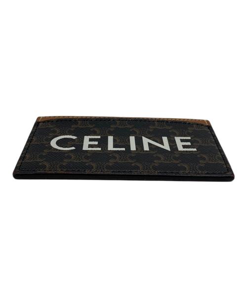 CELINE（セリーヌ）CELINE (セリーヌ) トリオンフ柄カードケース ブラウンの古着・服飾アイテム