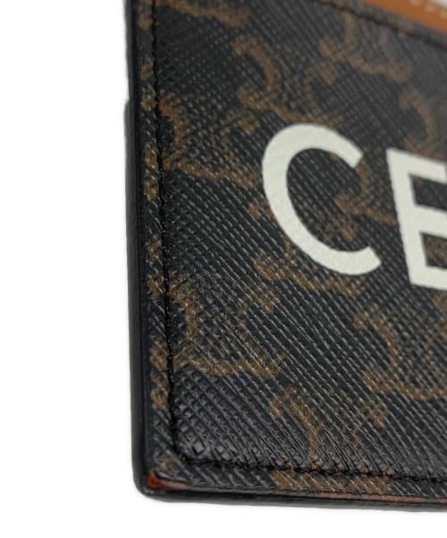 CELINE（セリーヌ）CELINE (セリーヌ) トリオンフ柄カードケース ブラウンの古着・服飾アイテム