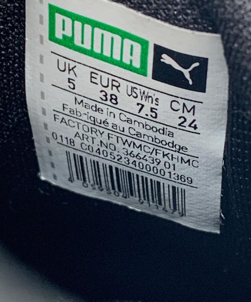 PUMA（プーマ）PUMA (プーマ) SUEDE PLATFORM CORE ブラック サイズ:24の古着・服飾アイテム