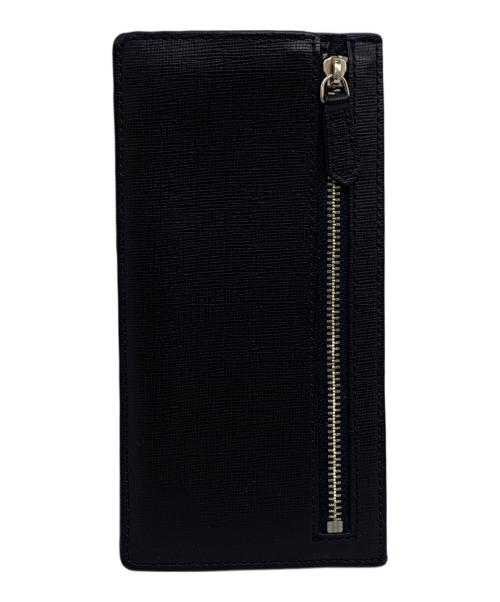 BARNEYS NEWYORK（バーニーズ・ニューヨーク）BARNEYS NEWYORK (バーニーズ・ニューヨーク) スマートウォレット ブラックの古着・服飾アイテム