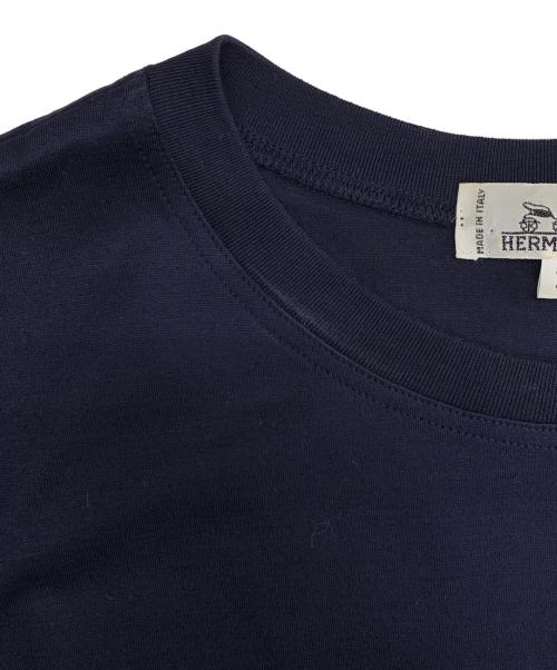 HERMES（エルメス）HERMES (エルメス) 半袖カットソー ネイビー サイズ:XLの古着・服飾アイテム