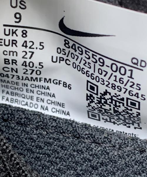 NIKE（ナイキ）NIKE (ナイキ) エアマックス 2017 ブラック サイズ:27の古着・服飾アイテム