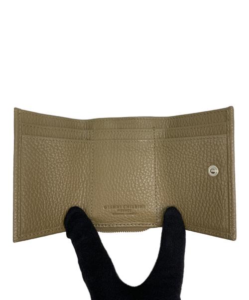 GIANNI CHIARINI（ジャンニ キアリーニ）GIANNI CHIARINI (ジャンニ キアリーニ) コンパクトウォレット ベージュの古着・服飾アイテム