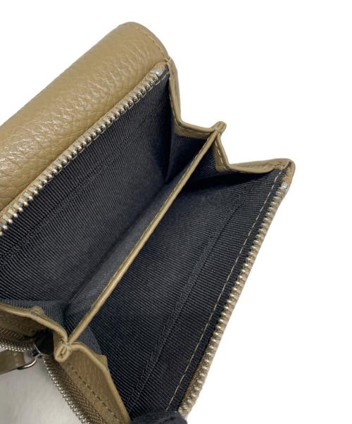 GIANNI CHIARINI（ジャンニ キアリーニ）GIANNI CHIARINI (ジャンニ キアリーニ) コンパクトウォレット ベージュの古着・服飾アイテム