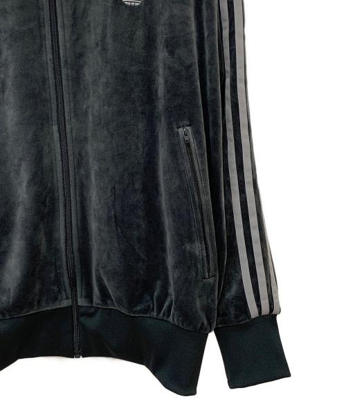 adidas（アディダス）adidas (アディダス) ファイヤーバード トラックトップ ベロア グレー サイズ:XLの古着・服飾アイテム