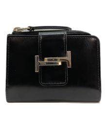 TOD'S（トッズ）の古着「2つ折り財布」｜ブラック