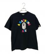 A BATHING APEアベイシングエイプ）の古着「ロゴTee」｜ブラック