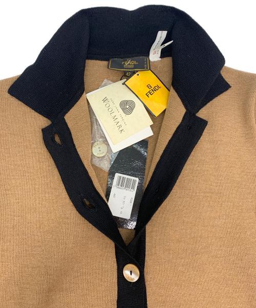 FENDI（フェンディ）FENDI (フェンディ) ロングカーディガン ブラウン サイズ:42の古着・服飾アイテム