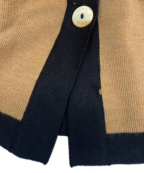 FENDI（フェンディ）FENDI (フェンディ) ロングカーディガン ブラウン サイズ:42の古着・服飾アイテム