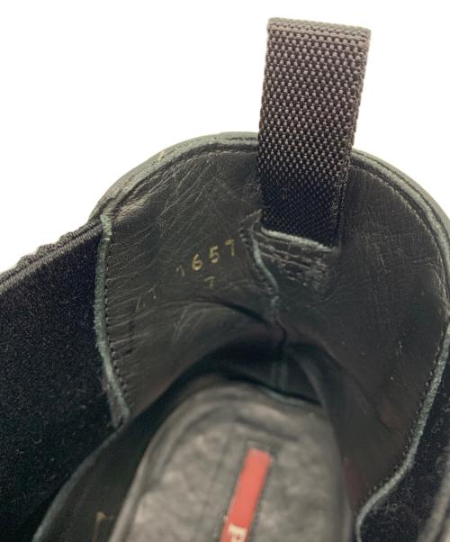 PRADA SPORTS（プラダスポーツ）PRADA SPORTS (プラダスポーツ) サイドゴアシューズ ブラック サイズ:7 4Tの古着・服飾アイテム