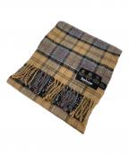 Barbourバブアー）の古着「WOOL マフラー」｜ブラウン