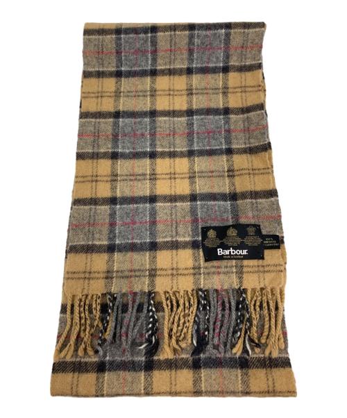 Barbour（バブアー）Barbour (バブアー) WOOL マフラー ブラウンの古着・服飾アイテム