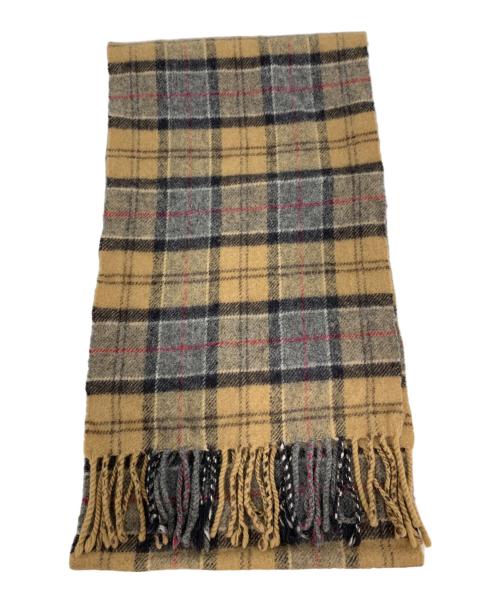 Barbour（バブアー）Barbour (バブアー) WOOL マフラー ブラウンの古着・服飾アイテム