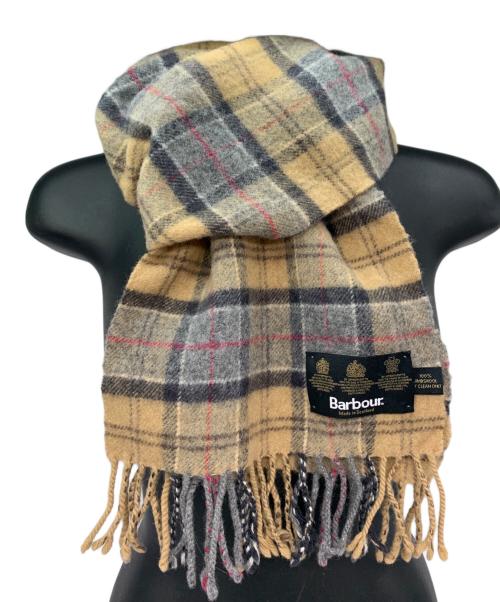 Barbour（バブアー）Barbour (バブアー) WOOL マフラー ブラウンの古着・服飾アイテム