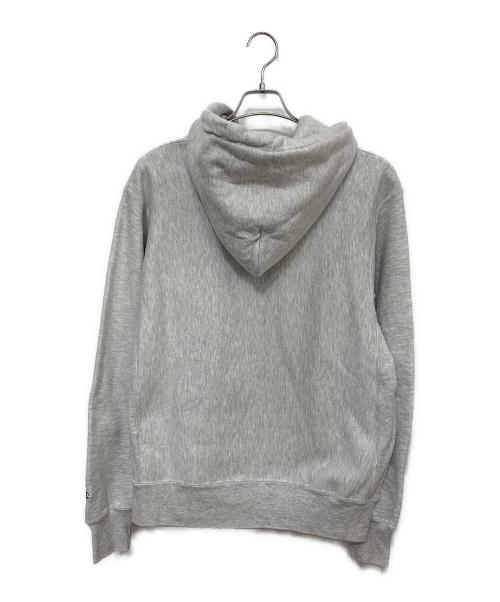Champion REVERSE WEAVE（チャンピオン リバース ウィーブ）Champion REVERSE WEAVE (チャンピオン リバース ウィーブ) プルオーバーパーカー グレー サイズ:Mの古着・服飾アイテム