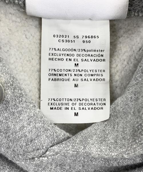 Champion REVERSE WEAVE（チャンピオン リバース ウィーブ）Champion REVERSE WEAVE (チャンピオン リバース ウィーブ) プルオーバーパーカー グレー×ブラック サイズ:Mの古着・服飾アイテム