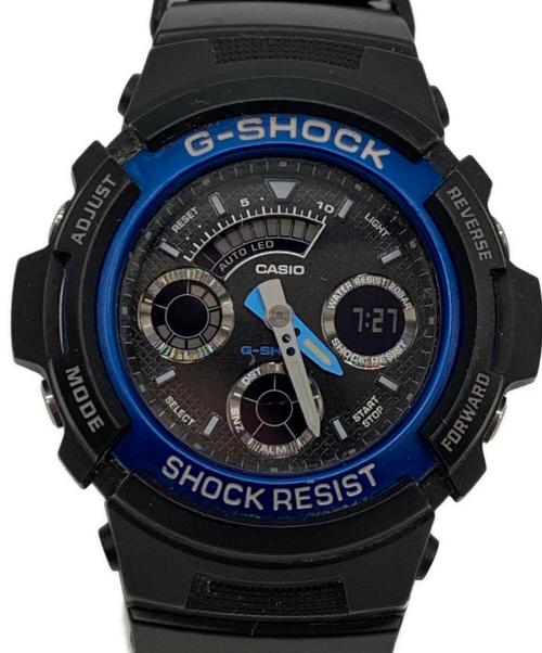 CASIO（カシオ）CASIO (カシオ) G-SHOCK ブラック×ブルーの古着・服飾アイテム