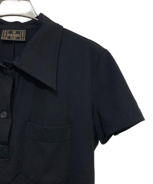 FENDI（フェンディ）FENDI (フェンディ) 半袖ワンピース ブラック サイズ:42の古着・服飾アイテム