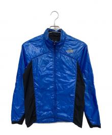 THE NORTH FACE（ザ ノース フェイス）の古着「WHITE RUNNING JACKET」｜ブルー×ブラック