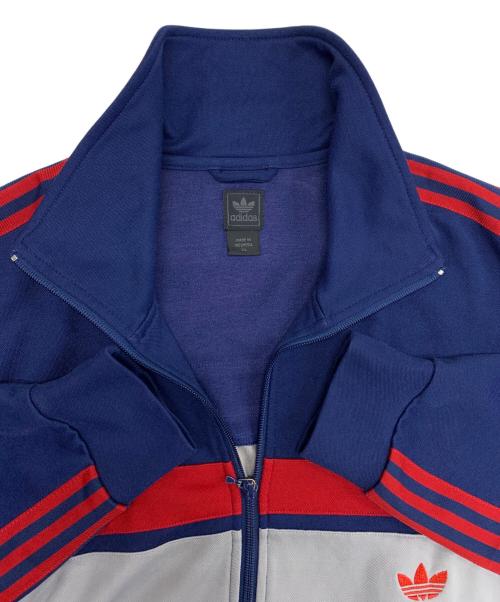adidas（アディダス）adidas (アディダス) トラックジャケット ネイビー×グレー サイズ:XLの古着・服飾アイテム