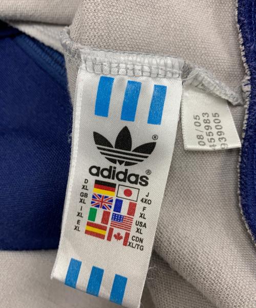 adidas（アディダス）adidas (アディダス) トラックジャケット ネイビー×グレー サイズ:XLの古着・服飾アイテム