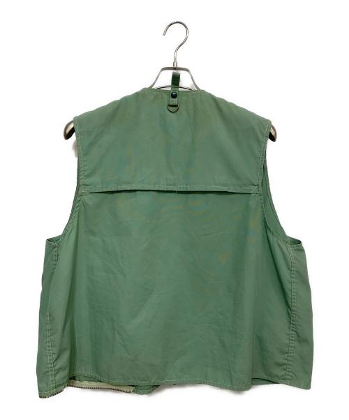 WORLD FAMOUS（ワールドフェイマス）World famous (ワールドフェイマス) フィッシングベスト グリーン サイズ:XLの古着・服飾アイテム