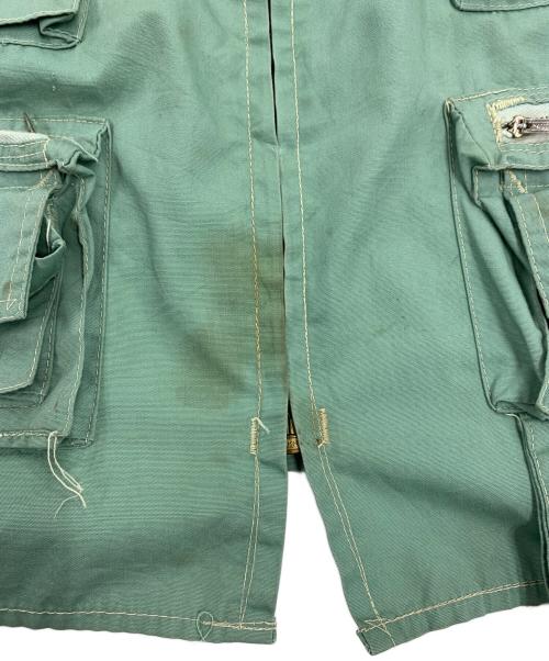 WORLD FAMOUS（ワールドフェイマス）World famous (ワールドフェイマス) フィッシングベスト グリーン サイズ:XLの古着・服飾アイテム