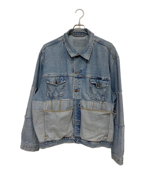 freada（フリーダ）Freada (フリーダ) リメイクデニムジャケット ブルー サイズ:ONEの古着・服飾アイテム