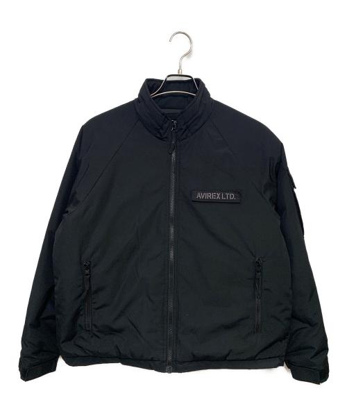 AVIREX（アヴィレックス）AVIREX (アヴィレックス) 中綿ジャケット ブラック サイズ:Ｌの古着・服飾アイテム