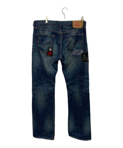 LEVI'S 501（リーバイス）LEVI'S 501 (リーバイス) ワッペンリペア加工 2009年モデル インディゴ サイズ:W36×L32の古着・服飾アイテム