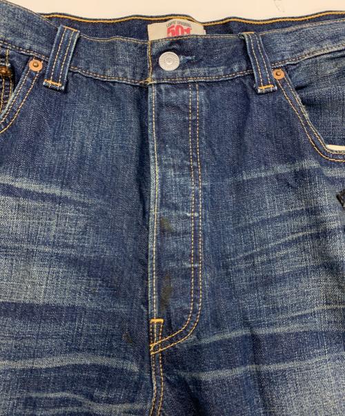 LEVI'S 501（リーバイス）LEVI'S 501 (リーバイス) ワッペンリペア加工 2009年モデル インディゴ サイズ:W36×L32の古着・服飾アイテム