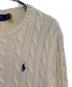 POLO RALPH LAUREN (ポロ・ラルフローレン) コットンケーブルニットセーター アイボリー サイズ:M：10000円