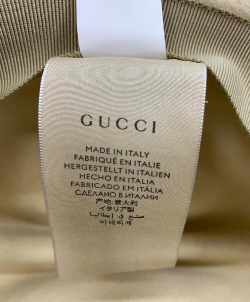 GUCCI（グッチ）GUCCI (グッチ) テンガロハット ベージュ サイズ:57㎝/Mの古着・服飾アイテム