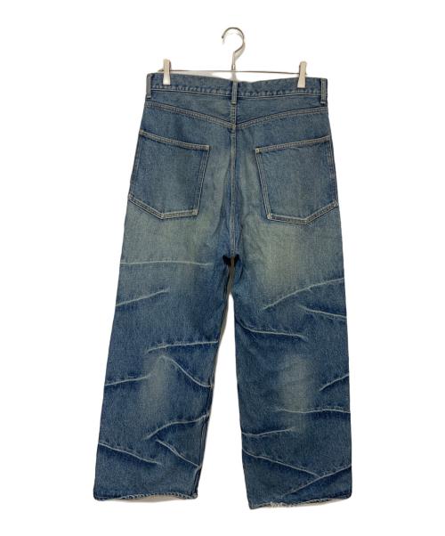 BEAMS（ビームス）BEAMS (ビームス) THUNDER BAGGY FIT DINIM インディゴ サイズ:Ｌの古着・服飾アイテム