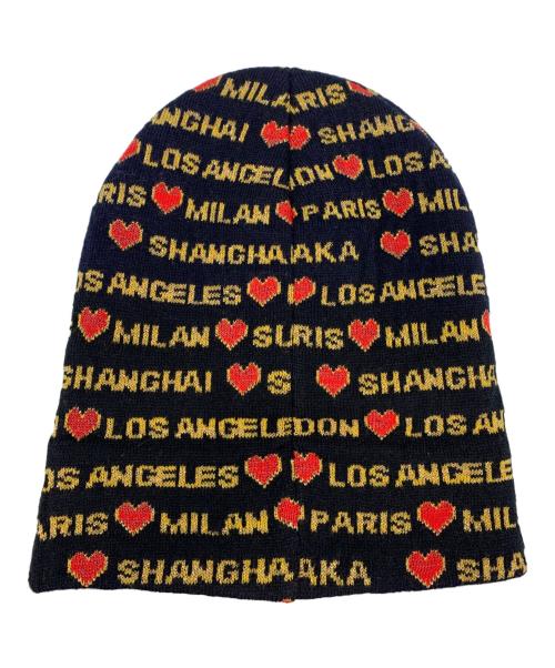 SUPREME（シュプリーム）Supreme (シュプリーム) Heart beanie ネイビー サイズ:58CM(ONE SIZE)の古着・服飾アイテム