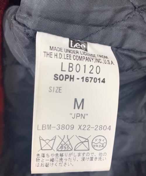 LEE（リー）LEE (リー) SOPHNET. (ソフネット) STORM RIDER レッド×ブラック サイズ:Mの古着・服飾アイテム