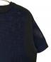 CULLNI (クルニ) Bi Color Mesh Knit ネイビー×ブラック サイズ:1：8000円