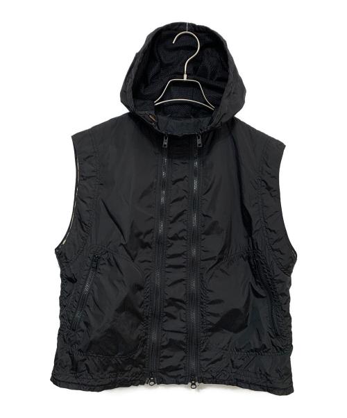BURBERRY LONDON（バーバリーロンドン）BURBERRY LONDON (バーバリーロンドン) ダブルジップナイロンジャケット ブラック サイズ:38の古着・服飾アイテム