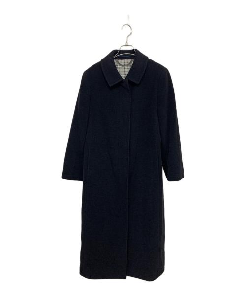 Burberry's（バーバリーズ）Burberry's (バーバリーズ) ウールコート ネイビー サイズ:9ARの古着・服飾アイテム