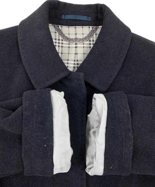 Burberry's（バーバリーズ）Burberry's (バーバリーズ) ウールコート ネイビー サイズ:9ARの古着・服飾アイテム