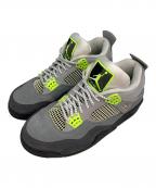 NIKEナイキ）の古着「Air Jordan 4 Retro LE "Neon"」｜グレー