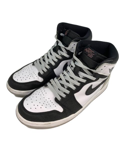 NIKE（ナイキ）NIKE (ナイキ) ハイAIR JORDAN 1 RETRO HIGH OG ホワイト×ブラック サイズ:27の古着・服飾アイテム