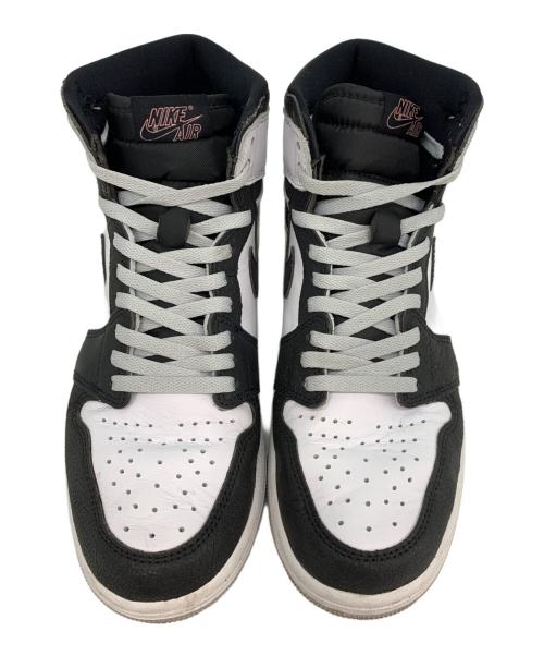 NIKE（ナイキ）NIKE (ナイキ) ハイAIR JORDAN 1 RETRO HIGH OG ホワイト×ブラック サイズ:27の古着・服飾アイテム