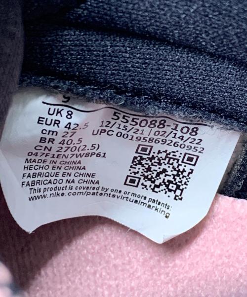 NIKE（ナイキ）NIKE (ナイキ) ハイAIR JORDAN 1 RETRO HIGH OG ホワイト×ブラック サイズ:27の古着・服飾アイテム
