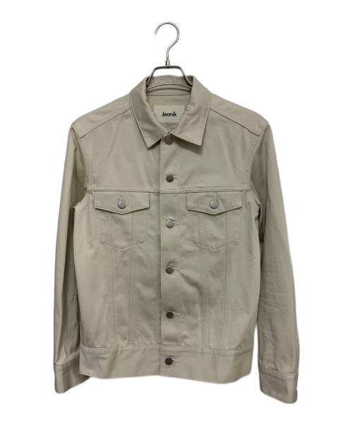Jeanik（ジーニック）Jeanik (ジーニック) 3rdタイプ コットンジャケット ベージュ サイズ:Sの古着・服飾アイテム