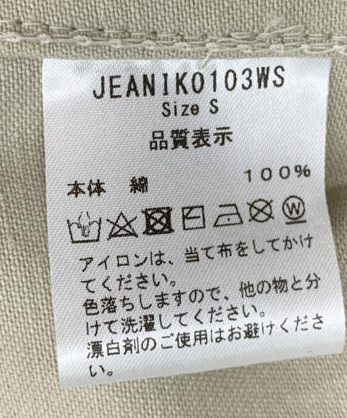 Jeanik（ジーニック）Jeanik (ジーニック) 3rdタイプ コットンジャケット ベージュ サイズ:Sの古着・服飾アイテム